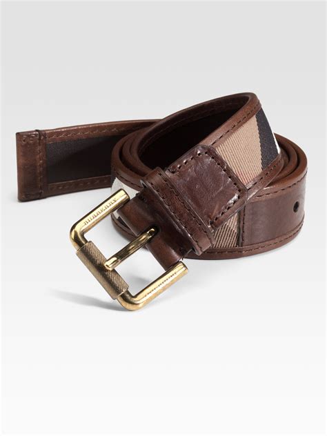 burberry graffin leather belt|Men's Designer Belts .